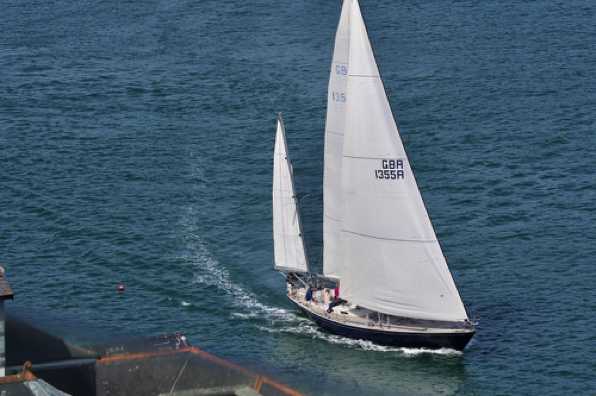 16 May 2020 - 15-33-46 
As you can see, Lulotte came close-in to Bayards on her way out of the river.
---------------------
Lulotte, a  Nautors Swan 55 yawl. 1355R